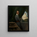 Selbstporträt in Rom - Horace Vernet — gerahmtes Bild an der Wand