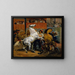 Das Abreiten der unbesetzten Pferderennen - Horace Vernet — gerahmtes Bild an der Wand