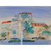 Reproduktion des Gemäldes Hôtel à Cannes - Raoul Dufy