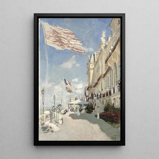 Hôtel des Roches Noires, Trouville von Claude Monet