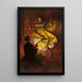 Eine Marionette des Schicksals - Howard Pyle — gerahmtes Bild an der Wand