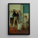 Becky Sharp und Lord Steyne - Howard Pyle — gerahmtes Bild an der Wand