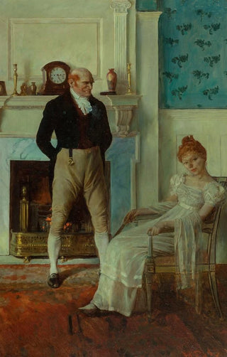 Howard Pyle - Becky Sharp and Lord Steyne.webp