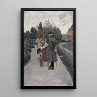 Howard Pyle - Washington In The Garden At Mount Vernon.webp