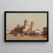Kirche von Santa Anna in Mexiko - Howard Russell Butler — gerahmtes Bild an der Wand