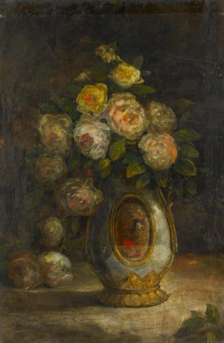Hseyin Zekai Paa - Still Life with Roses.webp