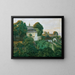 An der Mauer des Klosters in Opocno - Hubert Landa — gerahmtes Bild an der Wand