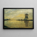 Landschaft der Donau - Hubert Landa — gerahmtes Bild an der Wand