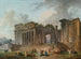 Ein architektonischer Laune mit einem Künstler im Vordergrund skizzierend - Hubert Robert — Ansicht des Kunstwerks