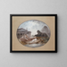 Caprice architectural - Hubert Robert — gerahmtes Bild an der Wand