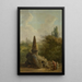 Gartenmonument Gemälde - Hubert Robert — gerahmtes Bild an der Wand