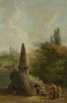 Gartenmonument Gemälde - Hubert Robert — Ansicht des Kunstwerks
