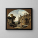 L'Abreuvoir - Hubert Robert — gerahmtes Bild an der Wand