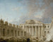 L'École de chirurgie en construction - Hubert Robert — Ansicht des Kunstwerks