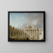 L'École de chirurgie en construction - Hubert Robert — gerahmtes Bild an der Wand