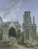 L'Église des Feuillants en démolition - Hubert Robert — Ansicht des Kunstwerks