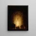 La grotte de Pausilippe - Hubert Robert — gerahmtes Bild an der Wand