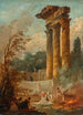 Lavandières - Hubert Robert — Ansicht des Kunstwerks