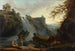 Les Cascatelles de Tivoli - Hubert Robert — Ansicht des Kunstwerks