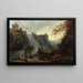 Les Cascatelles de Tivoli - Hubert Robert — gerahmtes Bild an der Wand