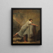 Redner im Gefängnis - Hubert Robert — gerahmtes Bild an der Wand