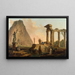Ruinen römischer - Hubert Robert — gerahmtes Bild an der Wand