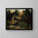 Die Bäder des Apoll in Versailles - Hubert Robert — gerahmtes Bild an der Wand