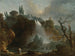 Die Wasserfälle von Tivoli - Hubert Robert — Ansicht des Kunstwerks