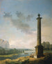 Die Säule - Hubert Robert — Ansicht des Kunstwerks