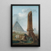 La Farandole parmi les monuments égyptiens - Hubert Robert — gerahmtes Bild an der Wand