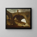 Le Vieux Pont - Hubert Robert — gerahmtes Bild an der Wand