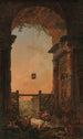 Der Rückkehr des Viehs - Hubert Robert — Ansicht des Kunstwerks