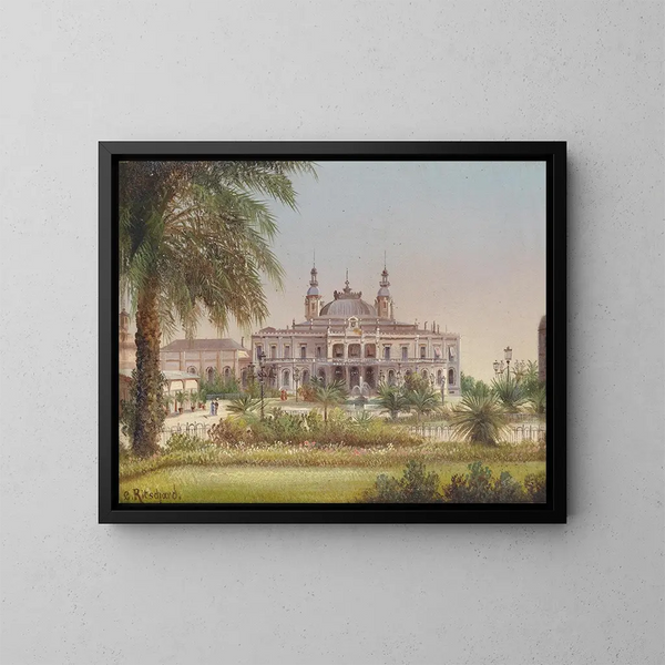 Monte-Carlo - Hubert Sattler — gerahmtes Bild an der Wand