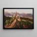 Neuschwanstein - Hubert Sattler — gerahmtes Bild an der Wand