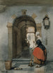 Innenraum-Gemälde mit Servante - Hubertus van Hove — Ansicht des Kunstwerks