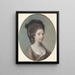 Marie Fox - Hugh Douglas Hamilton — gerahmtes Bild an der Wand