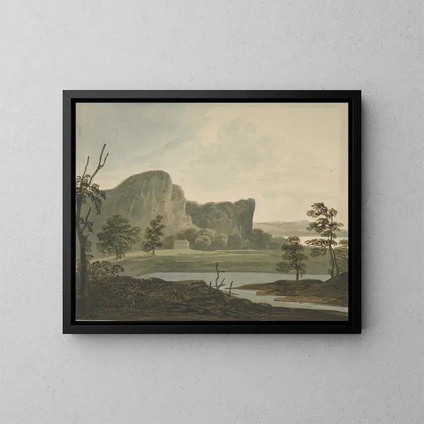 in der Nähe von Stirling, Schottland - Hugh William Williams — gerahmtes Bild an der Wand