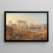 Ansicht des Forums in Rom - Hugh William Williams — gerahmtes Bild an der Wand