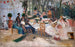 Frühstück während der Feria in Granada Skizze - Hugo Birger — Ansicht des Kunstwerks