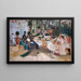 Frühstück während der Feria in Granada Skizze - Hugo Birger — gerahmtes Bild an der Wand