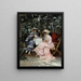 Sitzen unter der Laube - Hugo Birger — gerahmtes Bild an der Wand