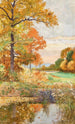Ein herbstliches Landschaftsbild - Hugo Charlemont — Ansicht des Kunstwerks