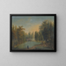 Die Ufer der Thess Mhrisch Schnberg - Hugo Darnaut — gerahmtes Bild an der Wand