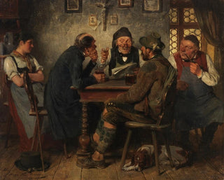 Der Leser - Hugo Kauffmann — Ansicht des Kunstwerks