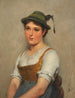 Junge Frau mit grünem Hut - Hugo Kauffmann — Ansicht des Kunstwerks