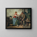 Gesprächszeit - Hugo Kauffmann — gerahmtes Bild an der Wand