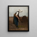 Sammler von Mohnblumen - Hugo Salmson — gerahmtes Bild an der Wand