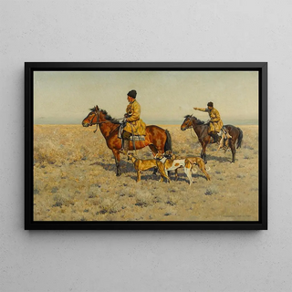 Hugo Ungewitter - Hunting on the steppes.webp