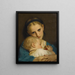 Affektion - Hugues Merle — gerahmtes Bild an der Wand