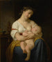 Mutter und Kind - Hugues Merle — Ansicht des Kunstwerks